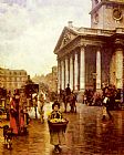 William Logsdail St Martin-in-the Fields painting